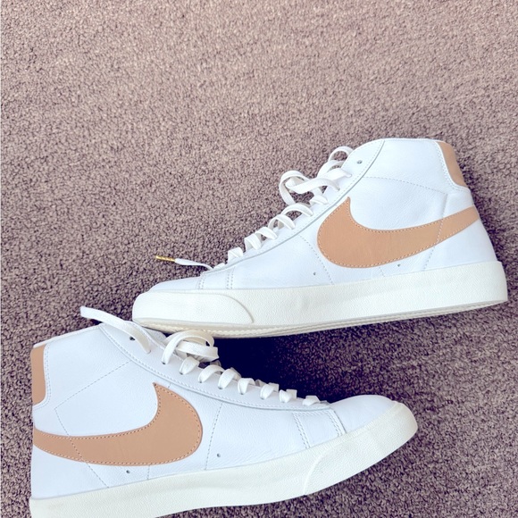 NIKE BLAZER MID PRM (white/vachetta/tan-black) - Picture 4 of 6